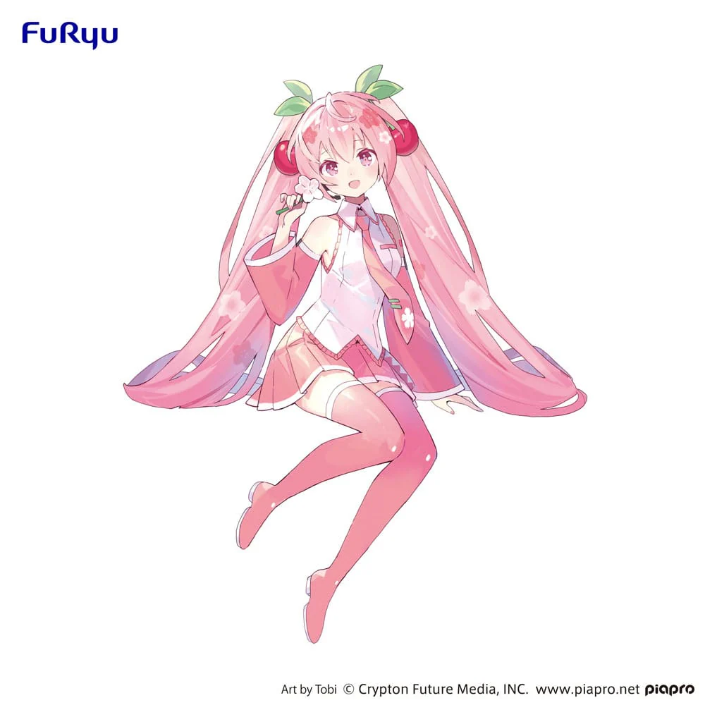 FuRyu Hatsune Miku Noodle Stopper Figure Sakura Miku 2024 - Image 1