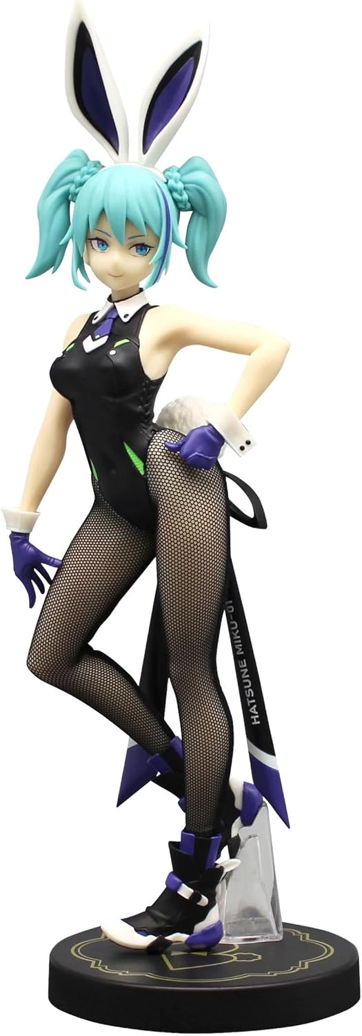 FuRyu - Hatsune Miku - Street Violet Color Version BiCute Bunnies Figure - Image 1