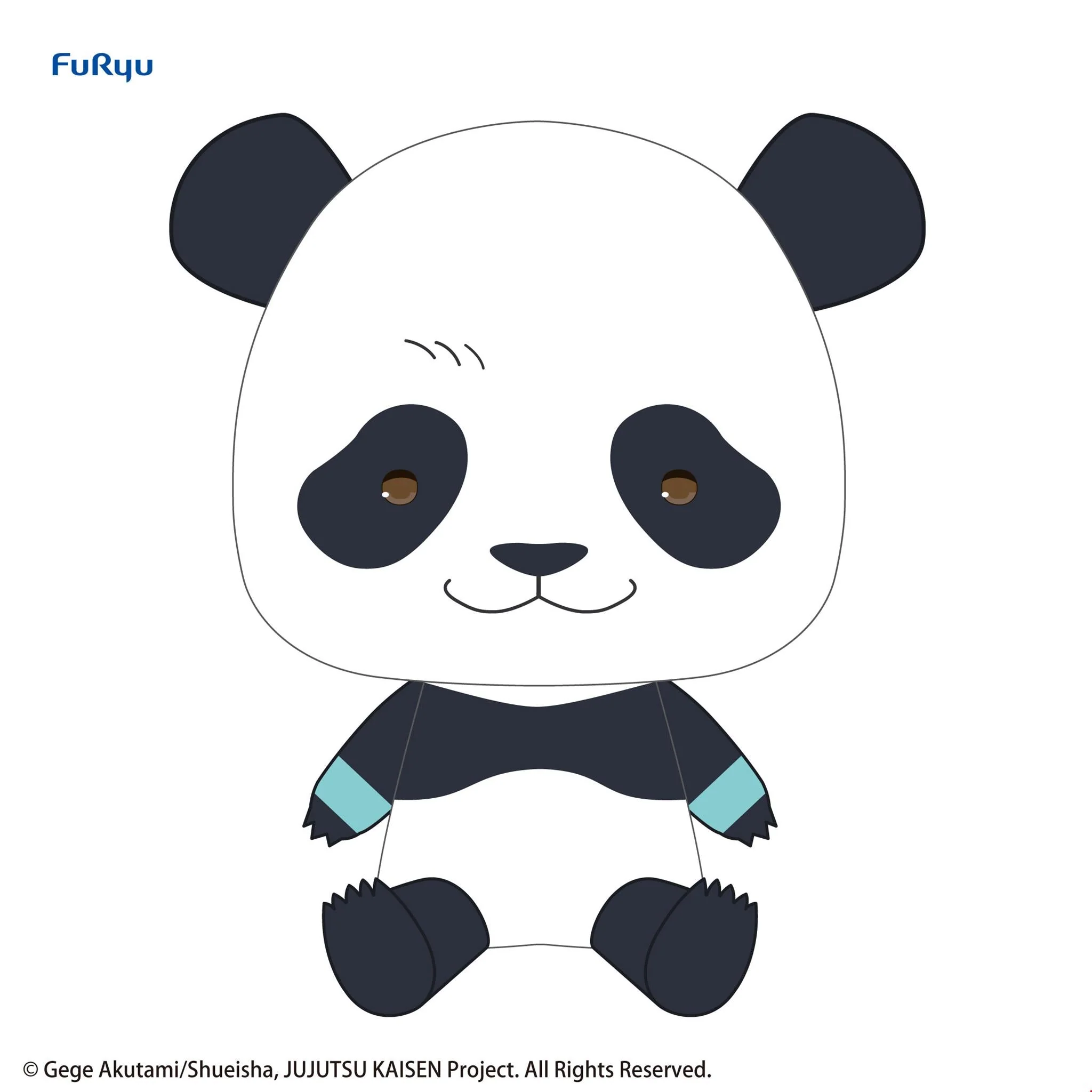 FuRyu Jujutsu Kaisen Kyurumaru Big Plush Toy - Panda 10" - Image 2