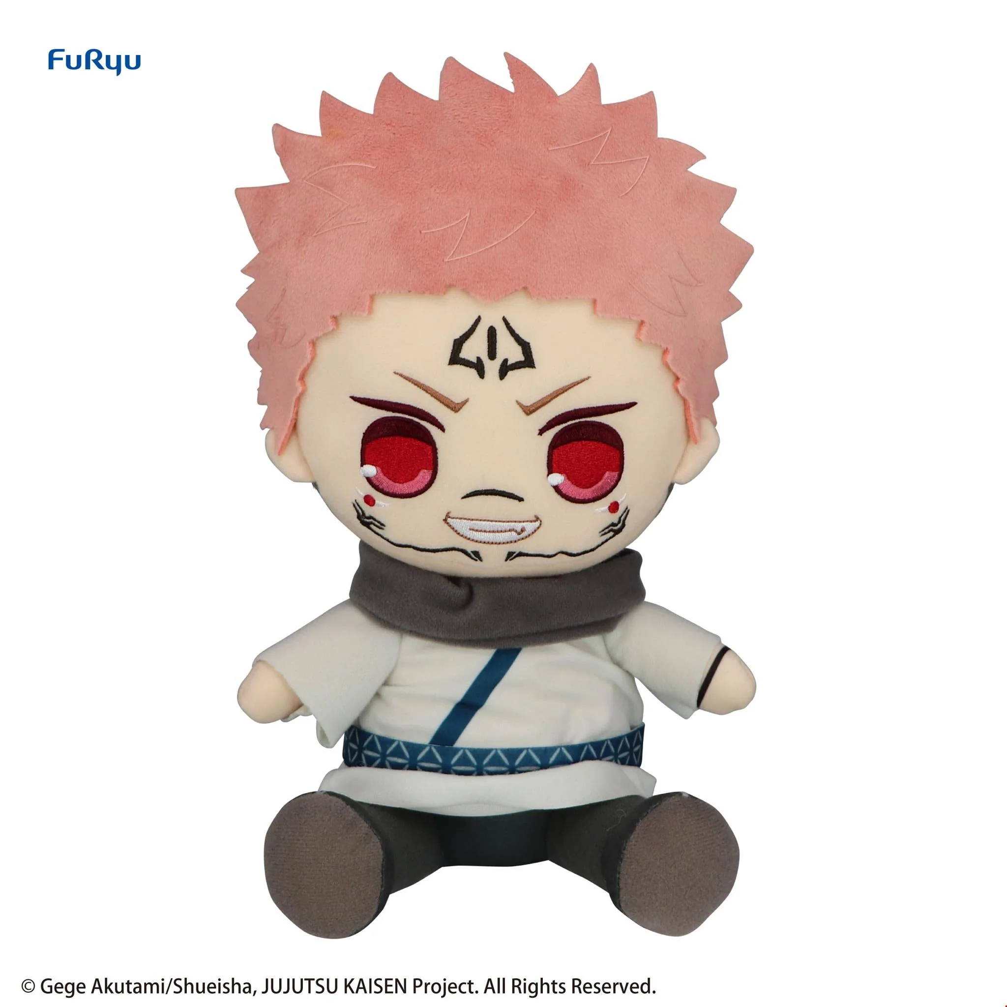 FuRyu Jujutsu Kaisen Kyurumaru Big Plush Toy - Ryomen Sukuna 10" - Image 2