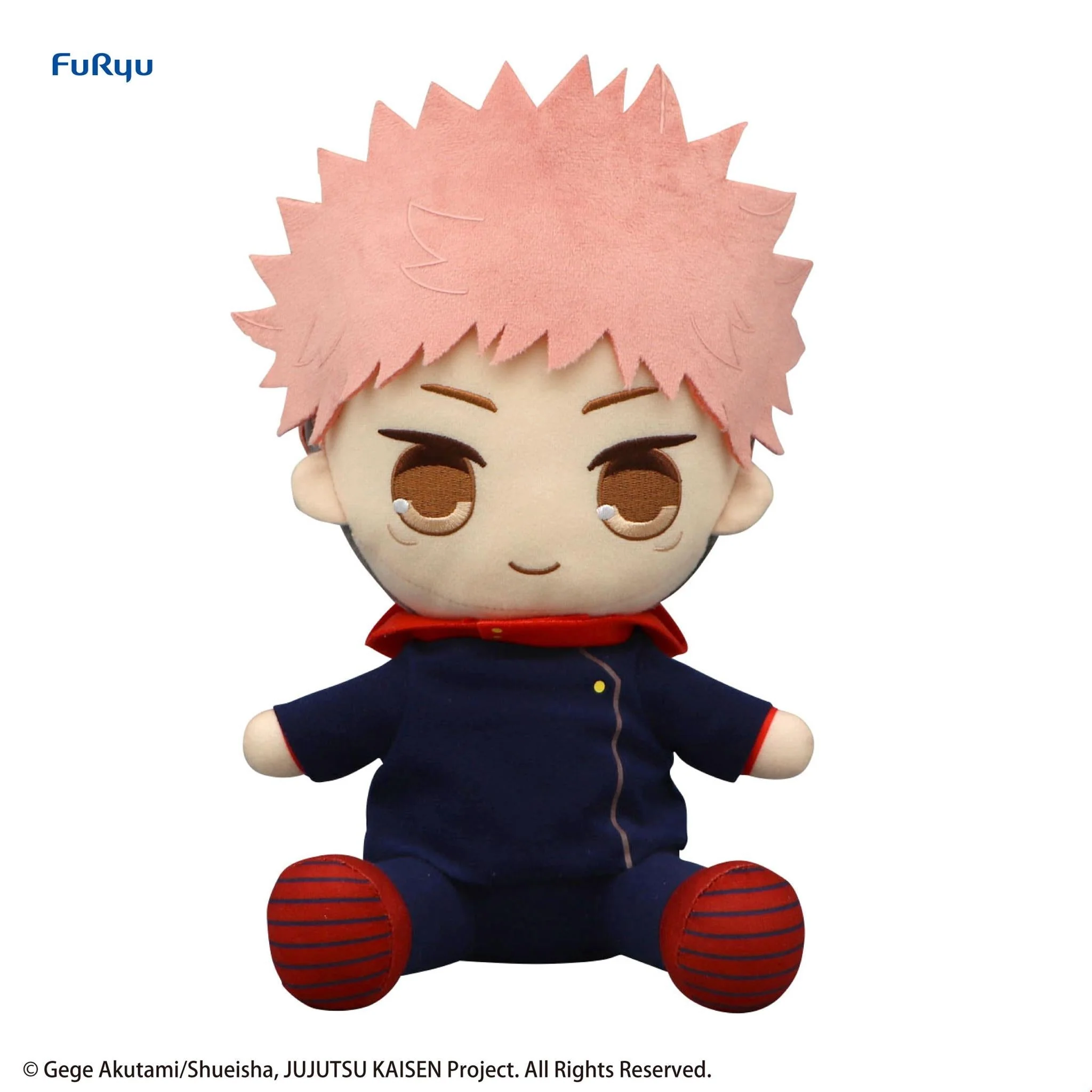 FuRyu Jujutsu Kaisen Kyurumaru Big Plush Toy - Yuji Itadori 10" - Image 2