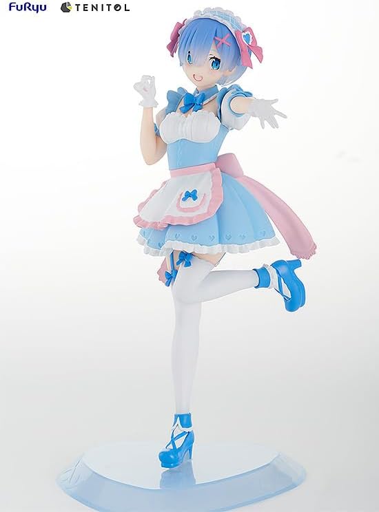 FuRyu - Re:Zero Starting Life in Another World - Yumekawa Maid Rem Tenitol Figure - Image 1