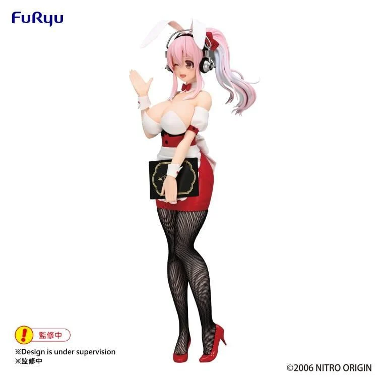 FuRyu - Super Sonico BiCute Bunnies Waitress Ver. Figure - Image 2