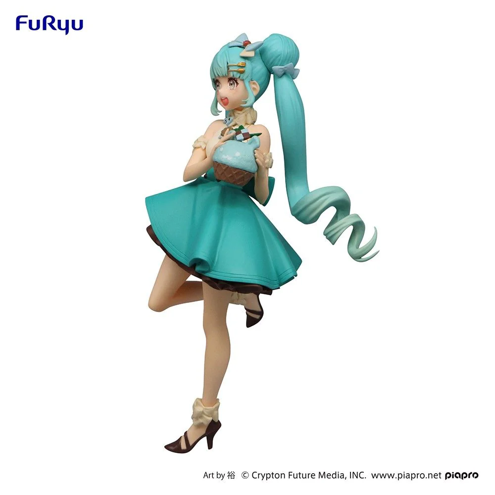 FuRyu - Vocaloid - Hatsune Miku Chocolate Mint Ver. SweetSweets Series Figure - Image 2