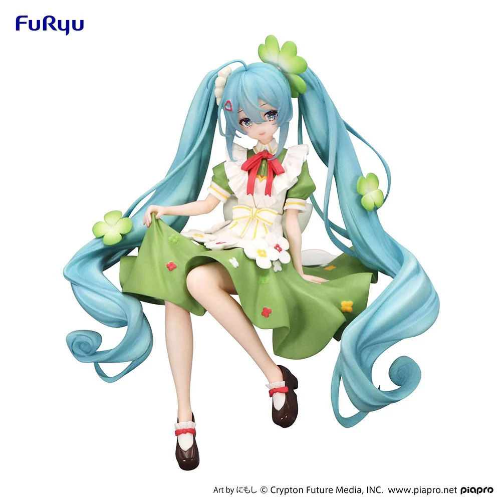 FuRyu - Vocaloid - Hatsune Miku Flower Fairy Clover Noodle Stopper Figure - Image 1