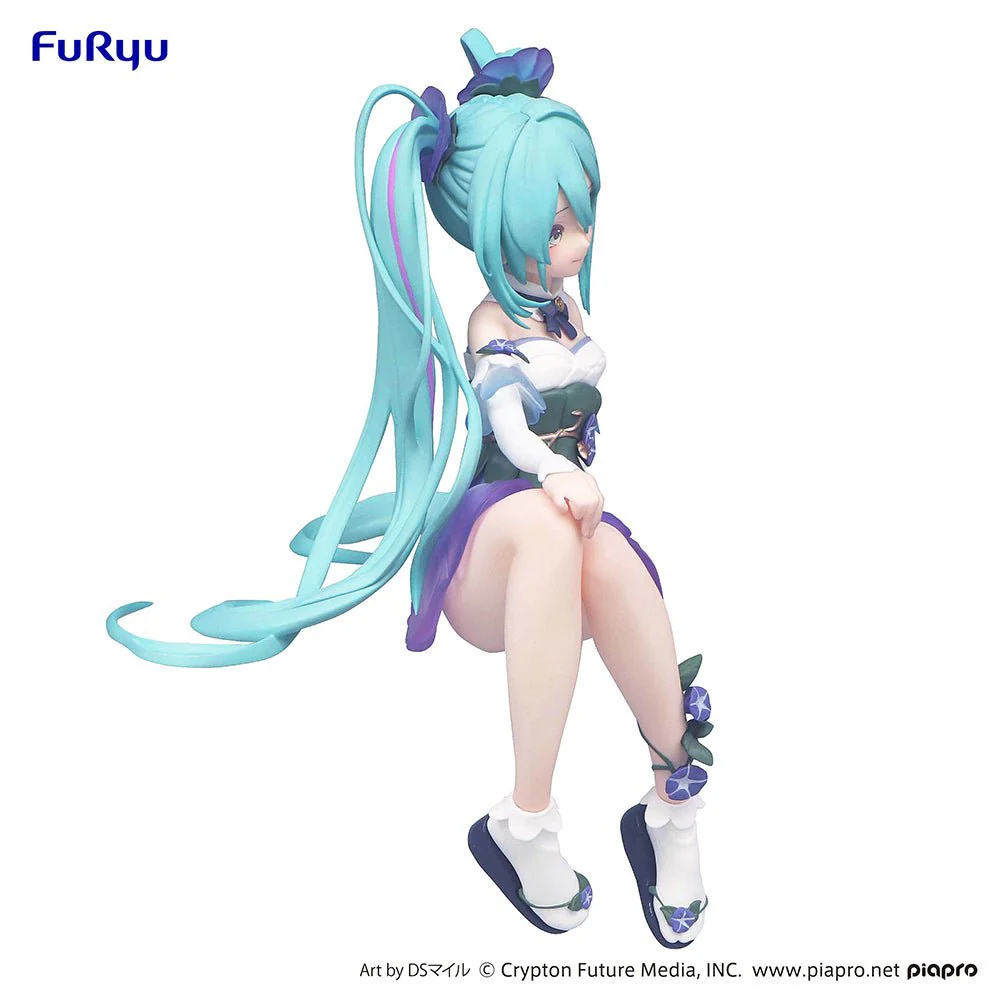FuRyu - Vocaloid - Hatsune Miku Flower Fairy Morning Glory Ver Noodle Stopper Vocaloid Figure - Image 3