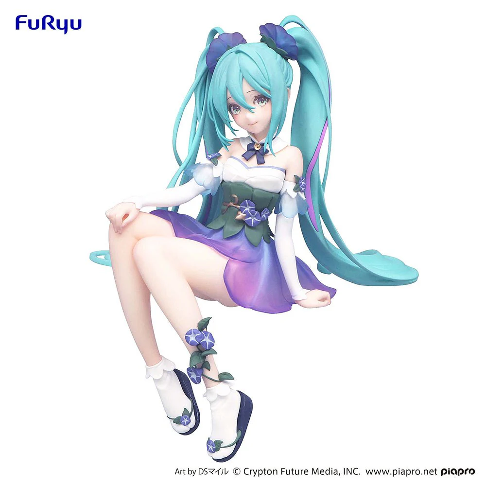 FuRyu - Vocaloid - Hatsune Miku Flower Fairy Morning Glory Ver Noodle Stopper Vocaloid Figure - Image 1