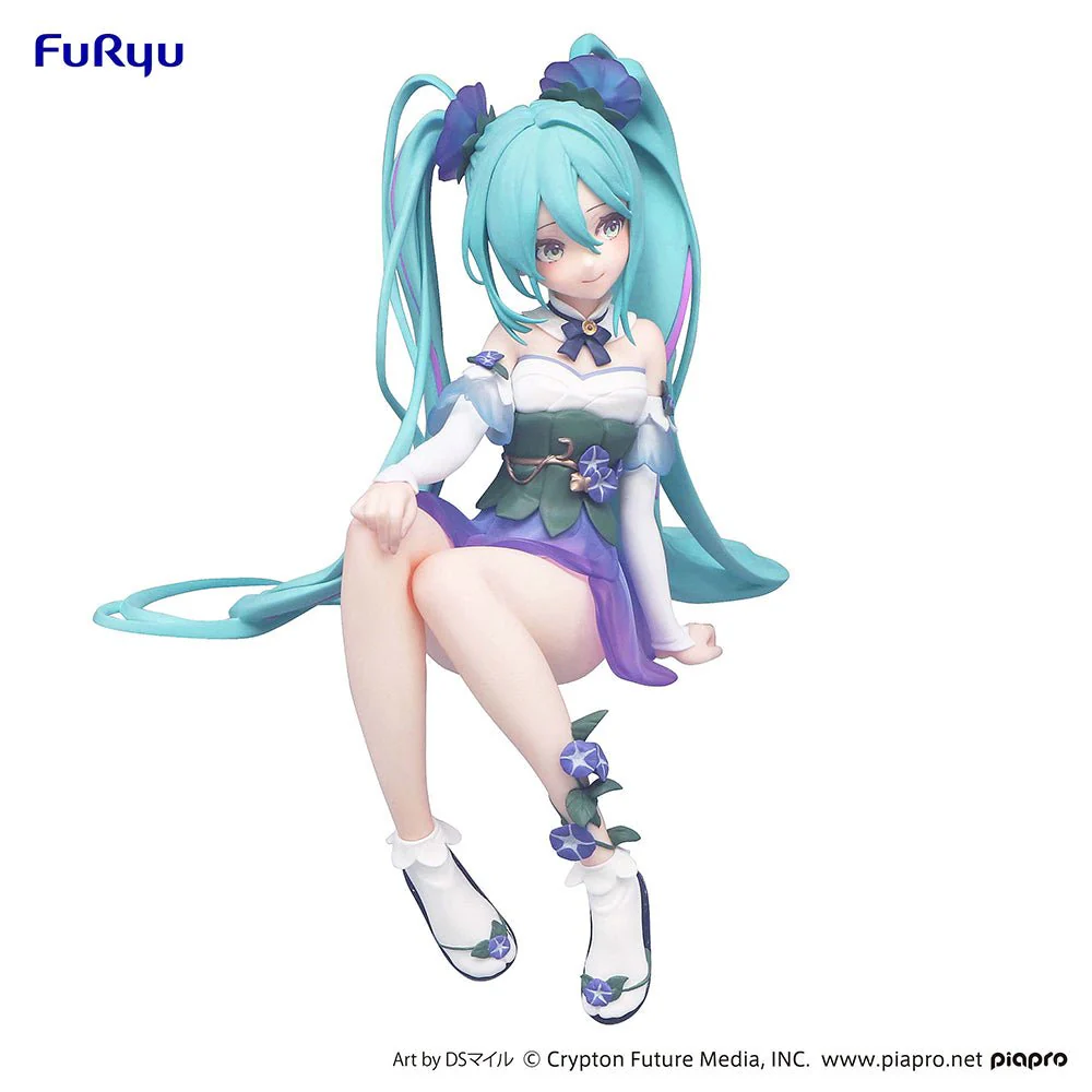 FuRyu - Vocaloid - Hatsune Miku Flower Fairy Morning Glory Ver Noodle Stopper Vocaloid Figure - Image 2