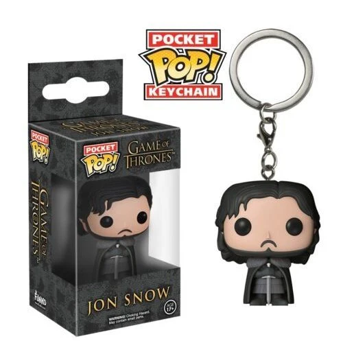 Game Of Thrones Jon Snow Funko Pop! Vinyl Figure Keychain - Image 1