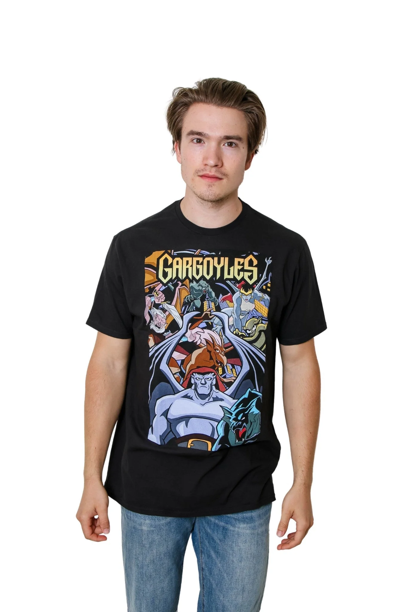 Gargoyles Comic Cover Disney Adult T-Shirt - Image 2