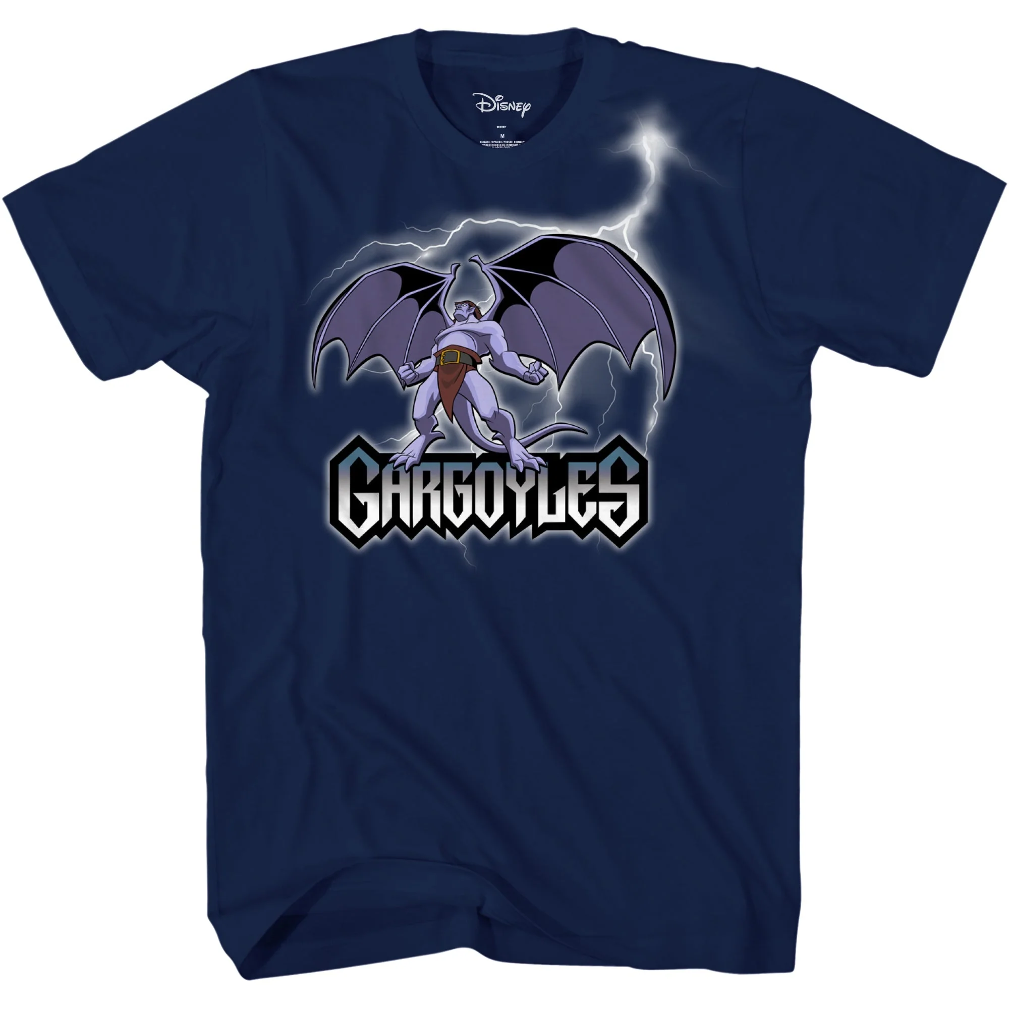 Gargoyles Goliath Thunder Disney 90's Retro Cartoon Adult T-Shirt - Image 1