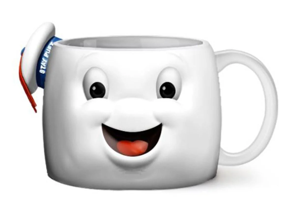 Ghostbusters Stay Puft Marshmallow Man 3D Sculpted Ceramic Mug - Image 1