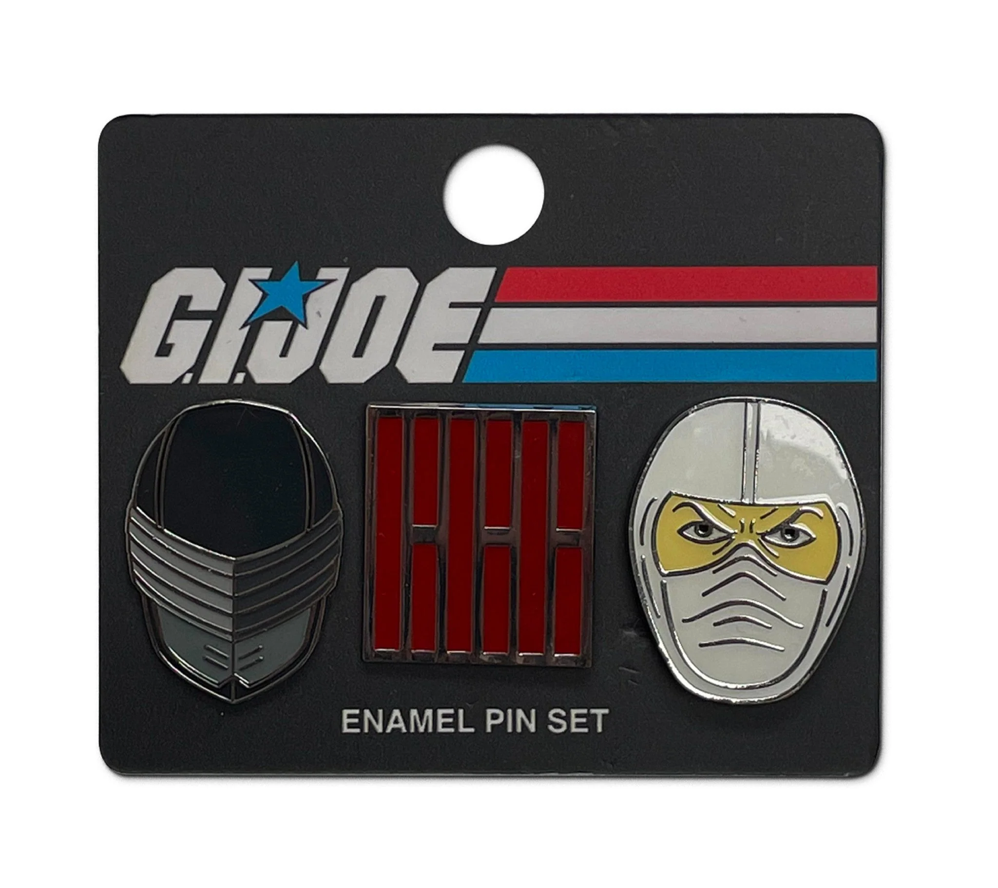 G.I. Joe Arashikage Clan Symbol Snake Eyes Storm Shadow Enamel Pin 3 Pack Set - Image 1