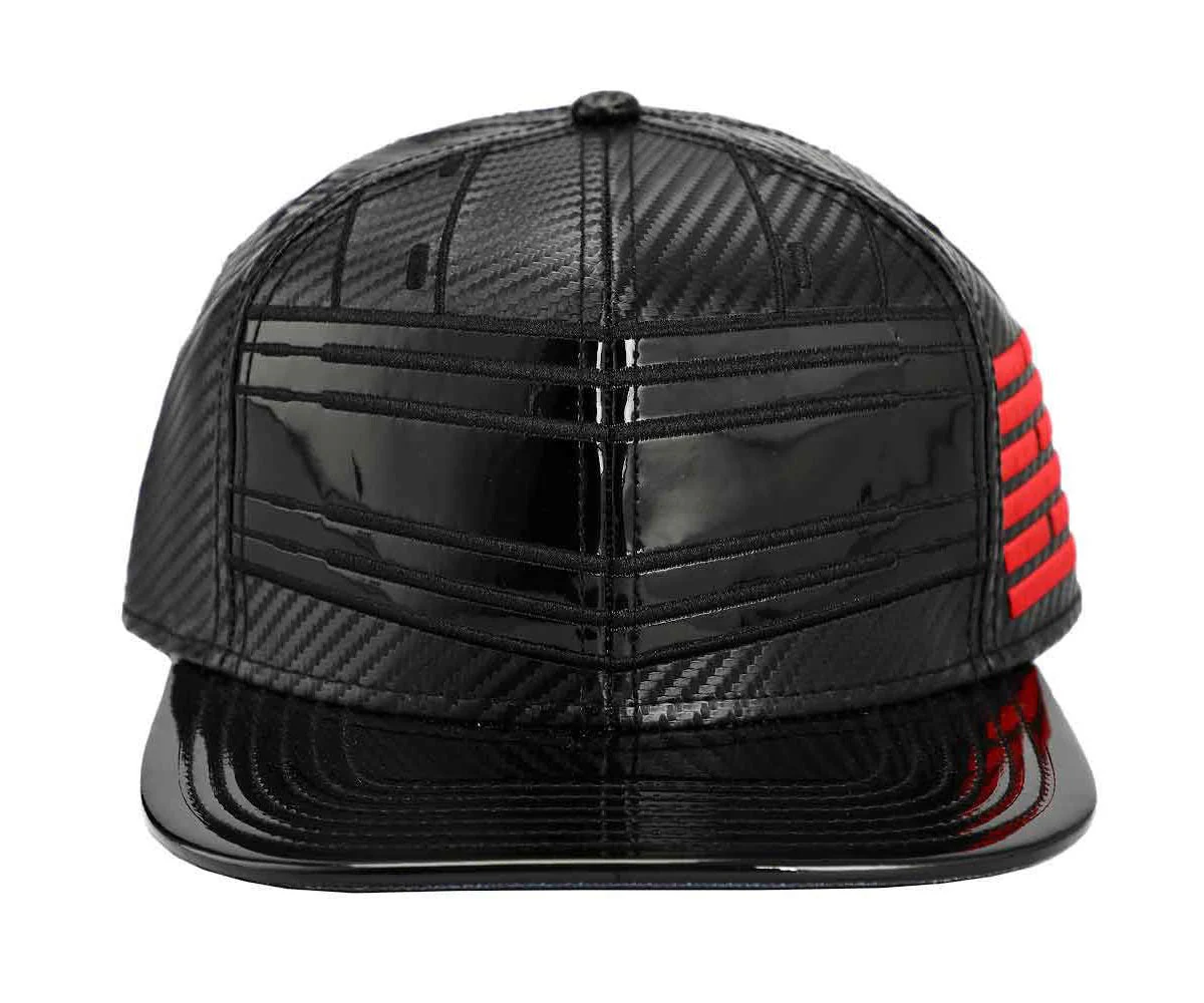 G.I. Joe Snake Eyes 6 Panel Carbon Fiber Snapback Cap Hat