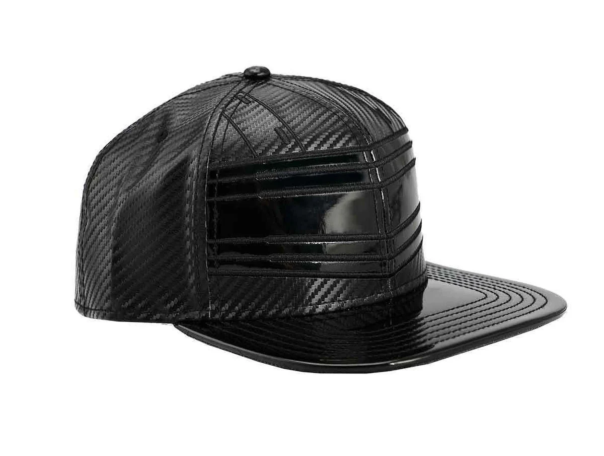G.I. Joe Snake Eyes 6 Panel Carbon Fiber Snapback Cap Hat - Image 3