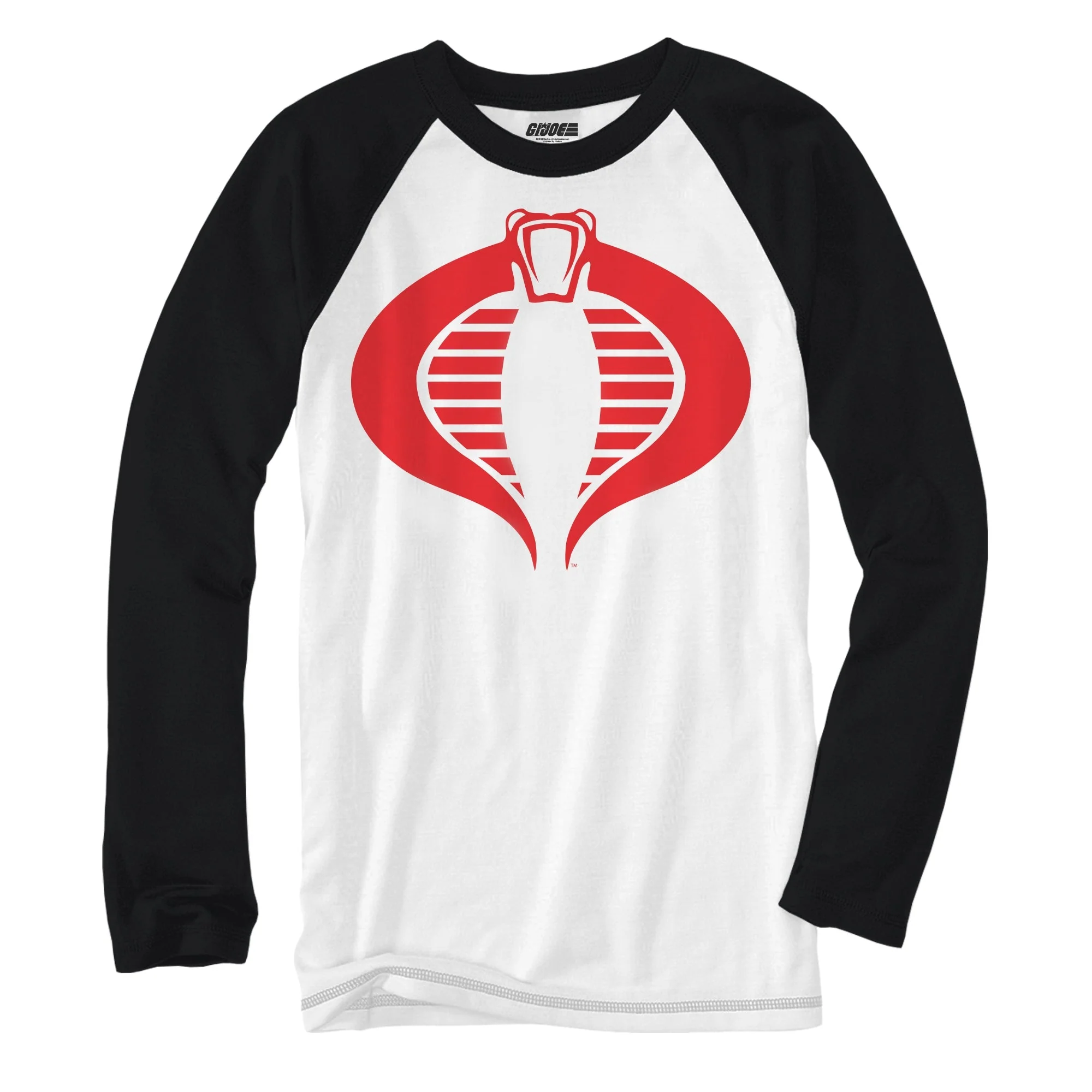 G.I.Joe Cobra Army Logo 80’s Baseball Raglan Style Adult T-Shirt
