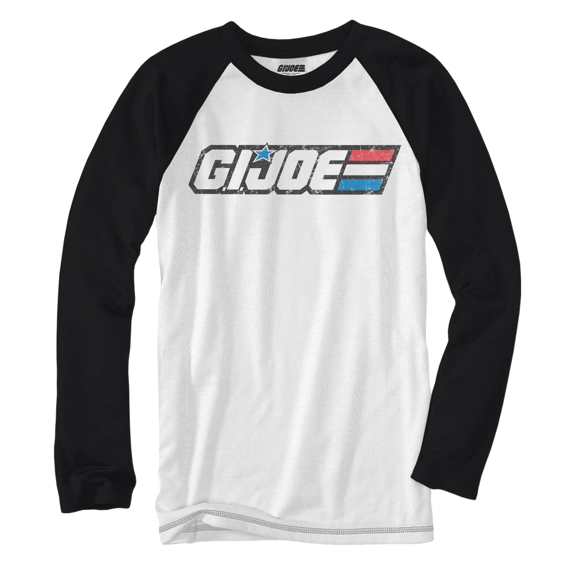 G.I.Joe Logo 80’s Yo Joe! Baseball Raglan Style Adult T-Shirt
