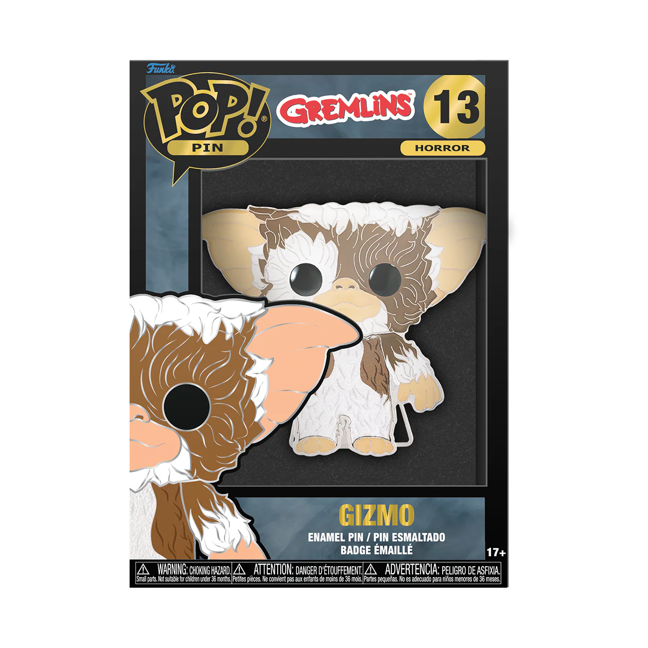 Funko Pop! Pin: Gremlins - Gizmo Flocked #04 - Image 2