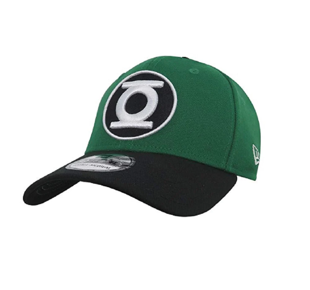 Green Lantern Hal Jordan Symbol New Era 39Thirty Fitted Hat - Small/Medium - Image 2