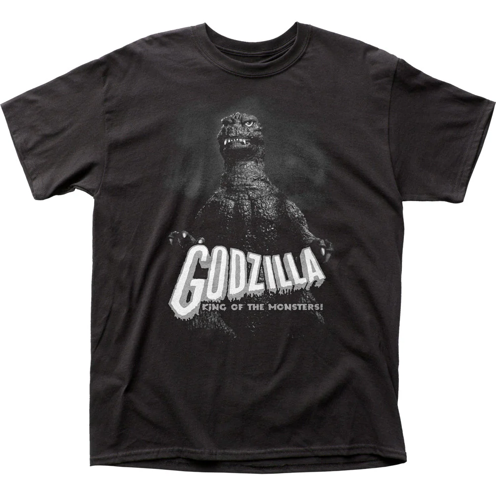 Godzilla King of Monsters Black And White T-Shirt - Image 1