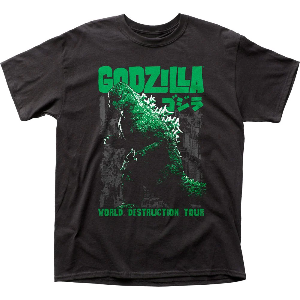 Godzilla World Destruction Tour Adult T-Shirt - Image 3