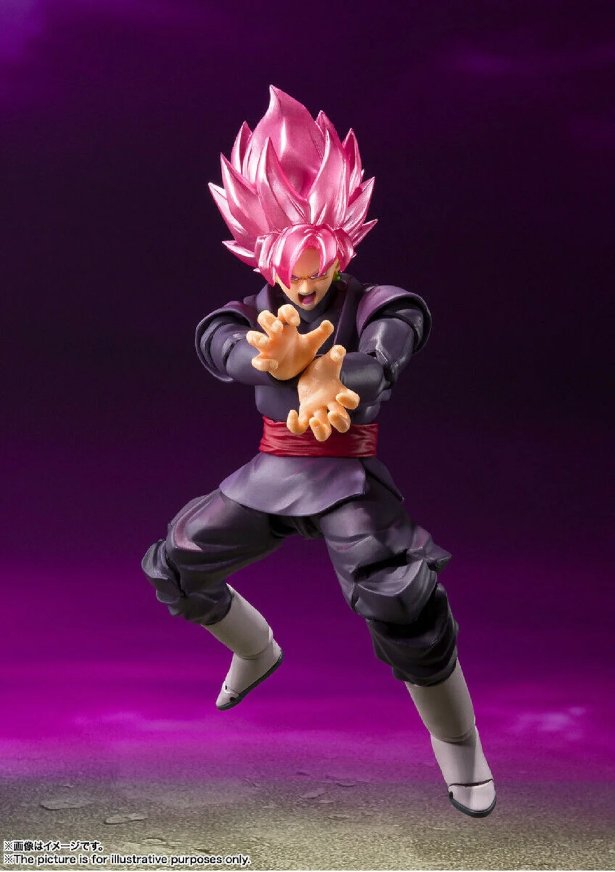 Dragon Ball Super Goku Black Super Saiyan Rose Bandai Spirits S.H. Figuarts Figure - Image 2