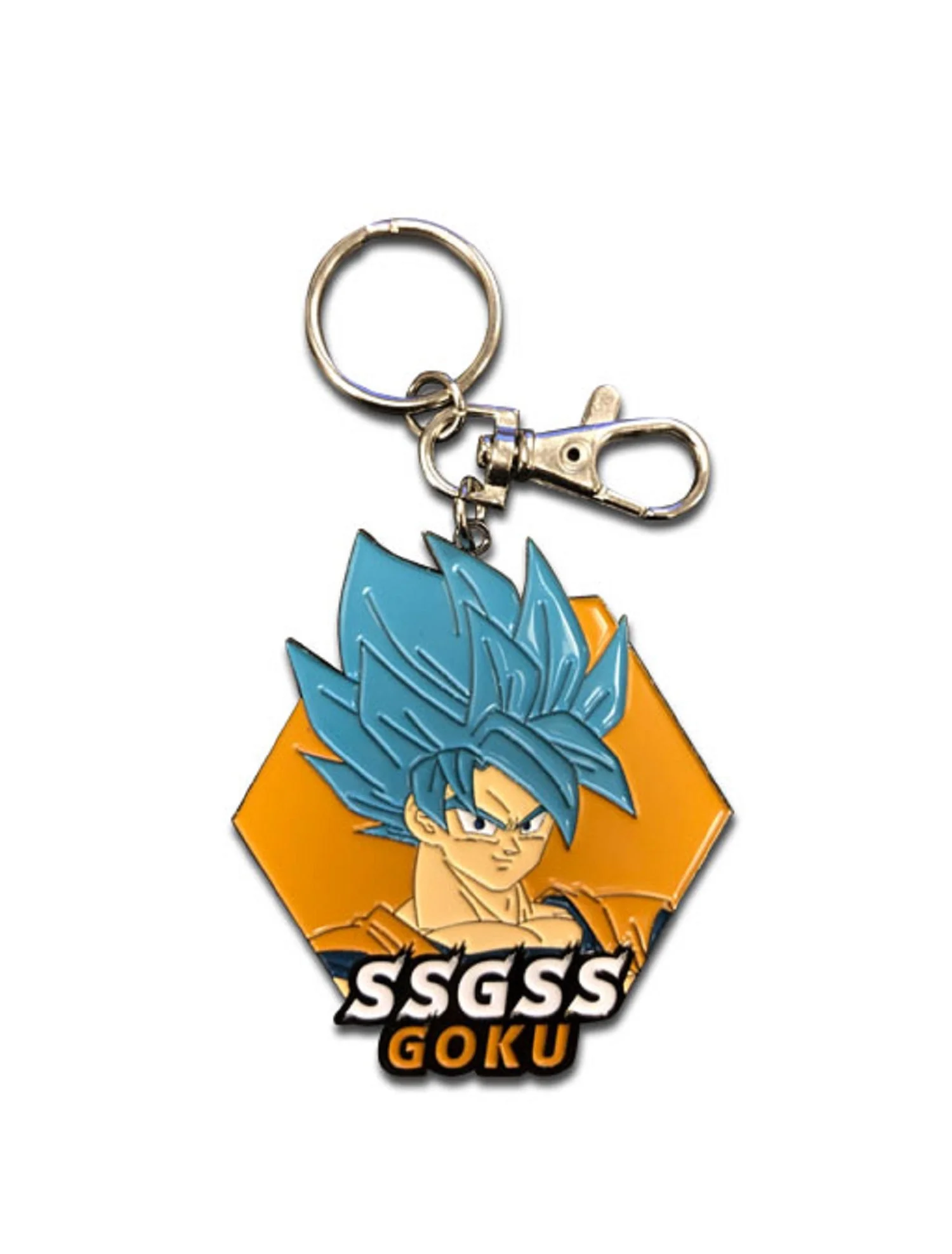 Dragon Ball Super Broly - Ssgss Goku Anime Metal Keychain - Image 2