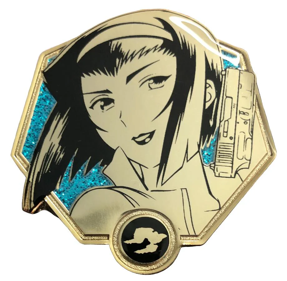 Golden Faye Valentine - Cowboy Bebop Collectible Pin - Image 1