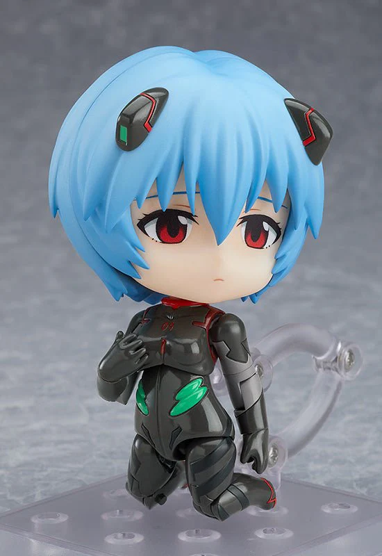 Good Smile - Rebuild of Evangelion - Rei Ayanami Tentative Name Plugsuit Version Nendoroid Action Figure - Image 2
