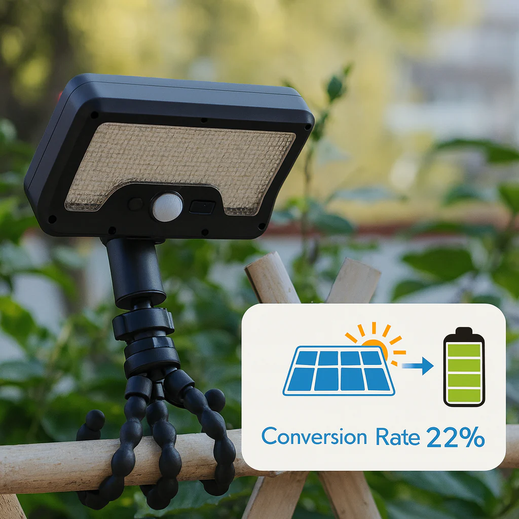 Flexible Tripod Solar Powered Motion Sensor Outdoor Light - Image 2