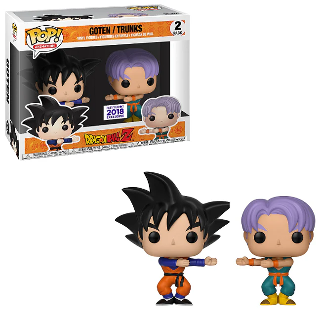 Funko Pop! Animation: Dragon Ball Z - Goten Trunks 2-Pack Exclusive - Image 1