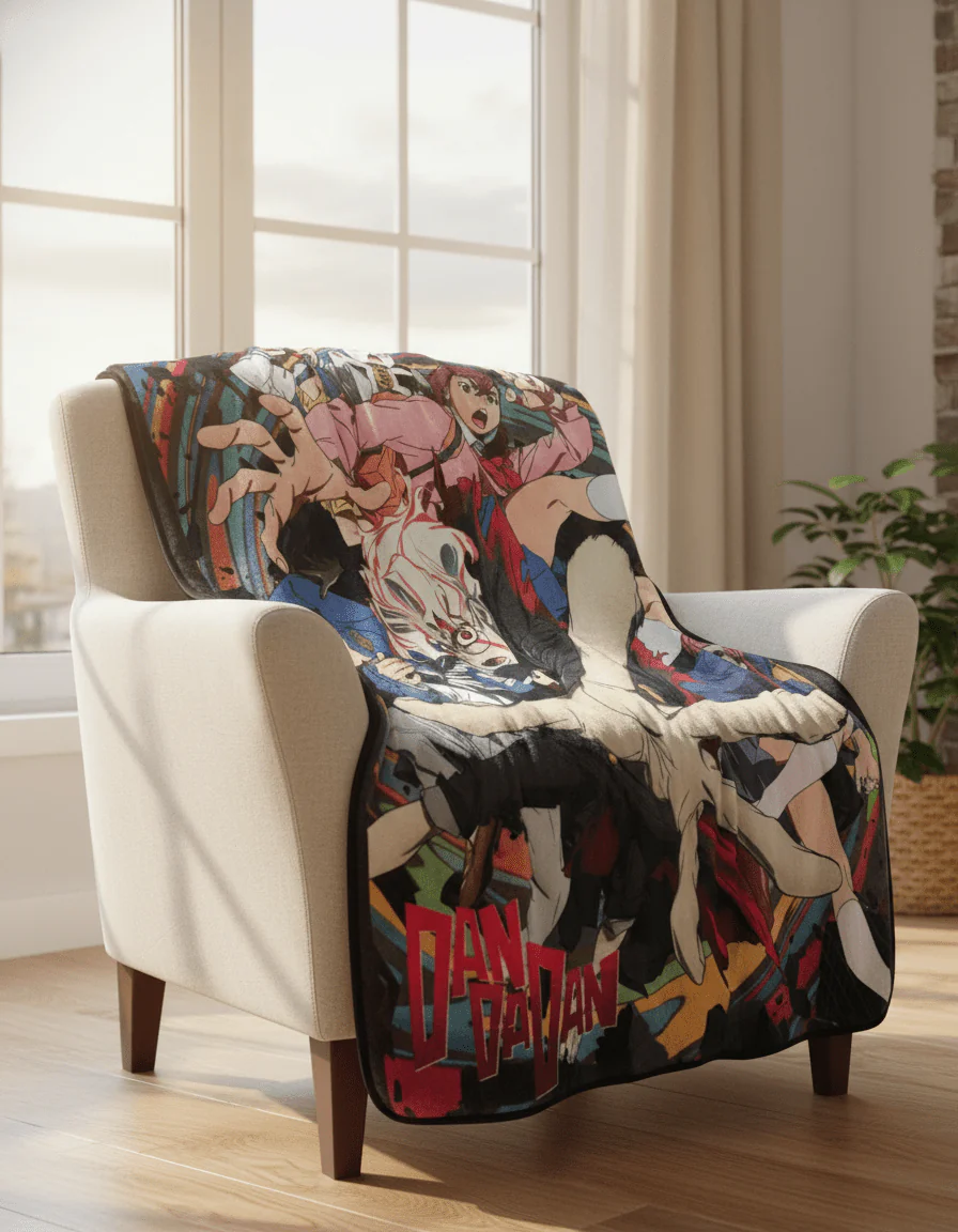 Great Eastern - Dan Da Dan - Transform Visual Throw Blanket - Image 2