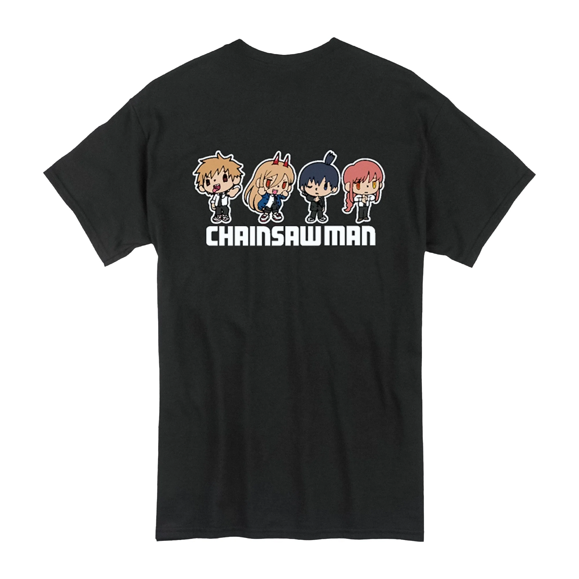 Great Eastern Entertainment Chainsaw Man - Pochita Denji Makima Aki Power SD Adult Men T-Shirt - Image 2