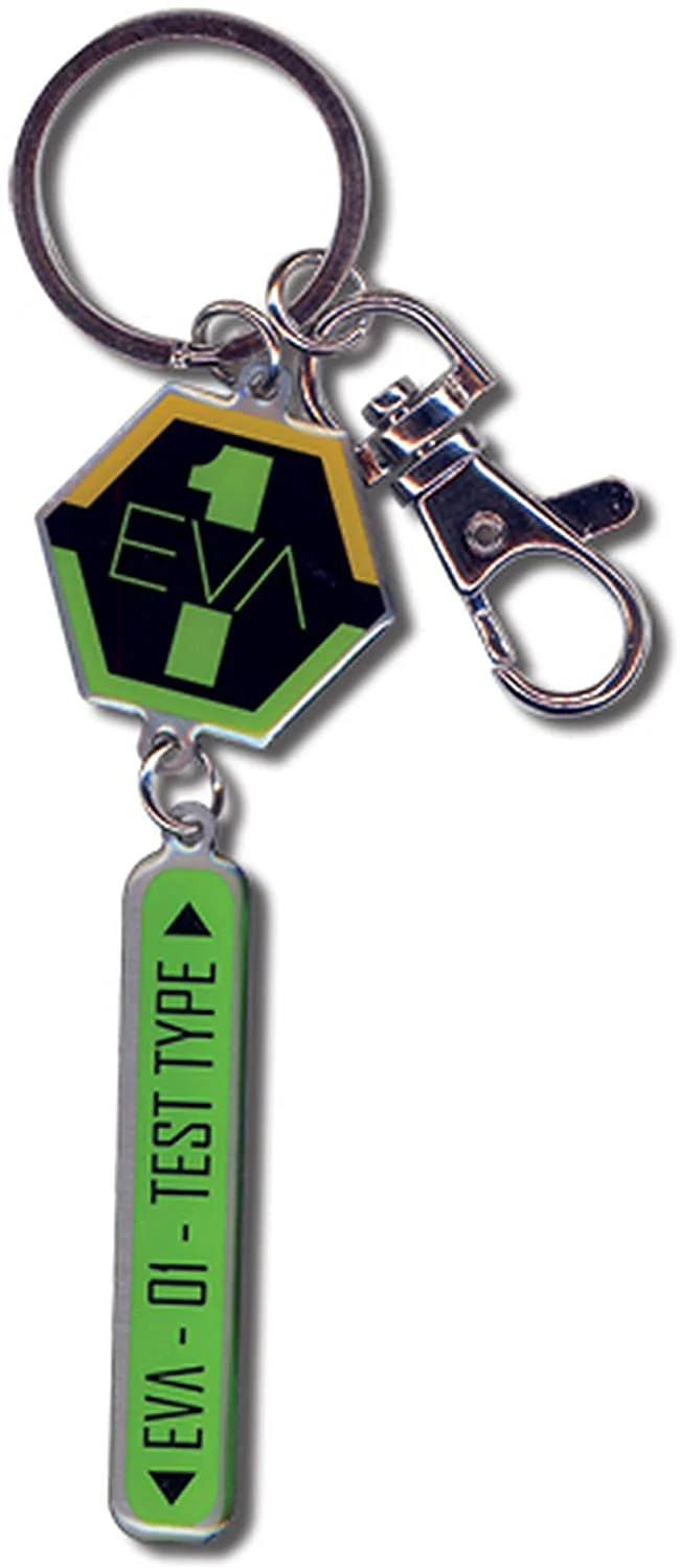 Great Eastern Entertainment Evangelion Unit 01 Insignia Keychain - Image 1