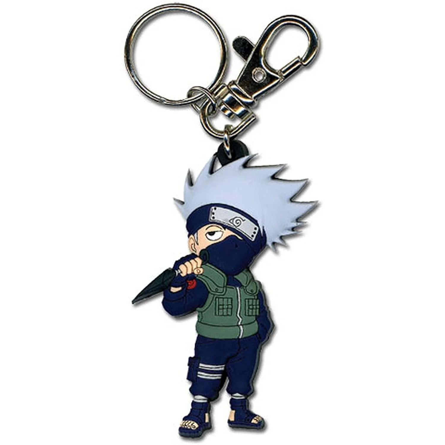 Great Eastern Entertainment Naruto Shippuden SD Kakashi PVC Keychain 2" - Image 1