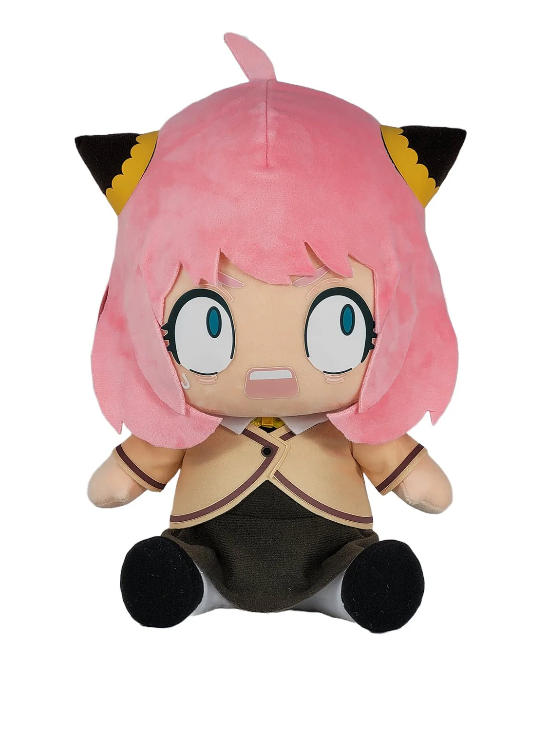 Great Eastern Entertainment Spy X Family - Anya Forger Terrified Sitting Pose Plush 12" - Image 1