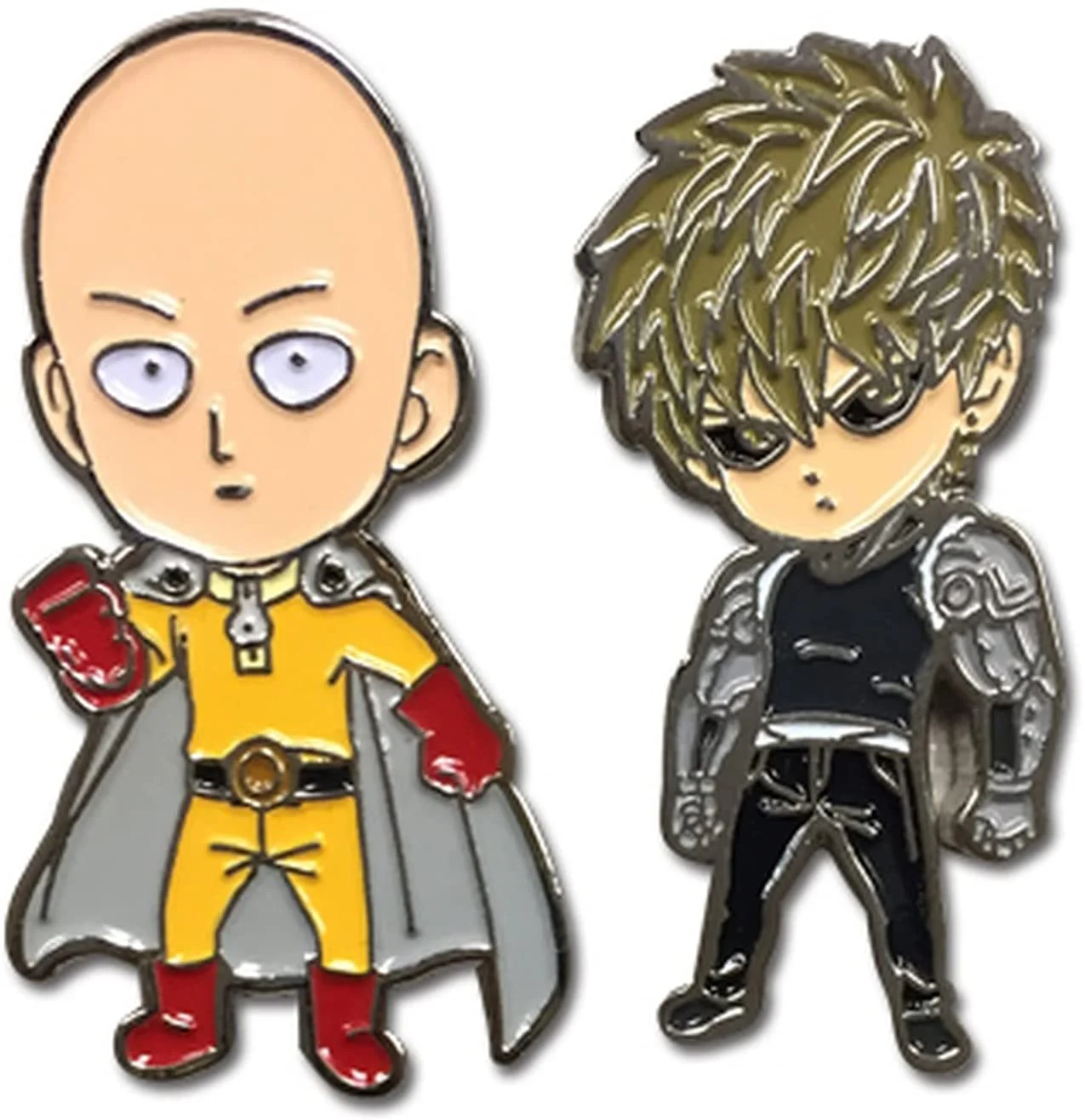 Great Eastern One Punch Man - Saitama & Genos Pin Set - Image 1