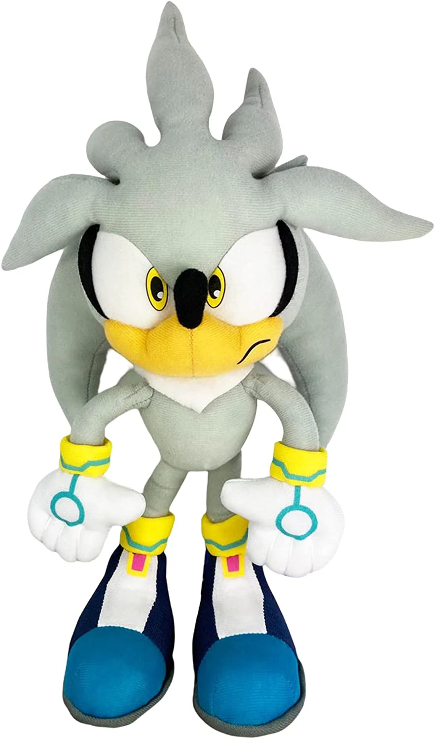Great Eastern Silver Sonic The Hedgehog 13" Plush Doll - Image 1