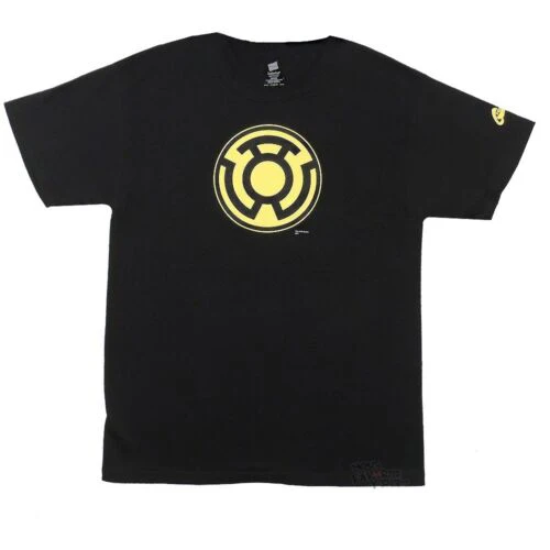 Green Lantern Sinestro Corps Symbol DC Comics Adult T-Shirt - Image 2