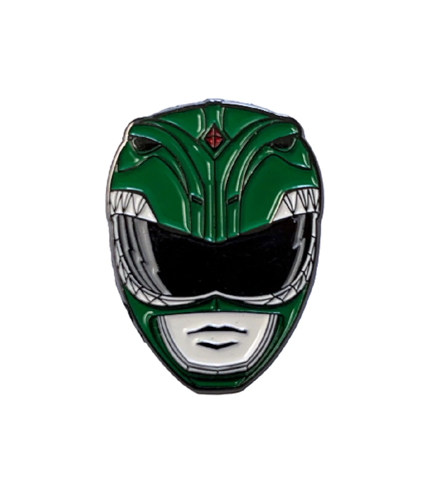 Power Rangers Green Ranger Mask and Emblem 2 Pack Enamel Pin set - Image 3