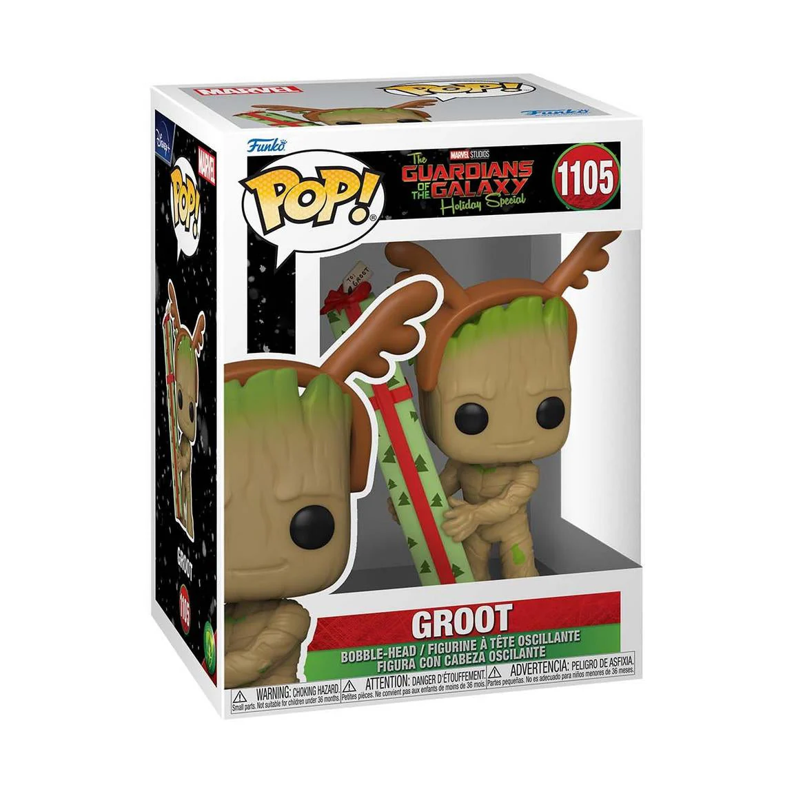 Funko Pop! Marvel: The Guardians of the Galaxy Holiday Special - Groot #1105 - Image 2