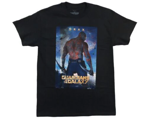 Guardians Of The Galaxy Movie Drax Marvel Comics Adult T-Shirt - Image 2
