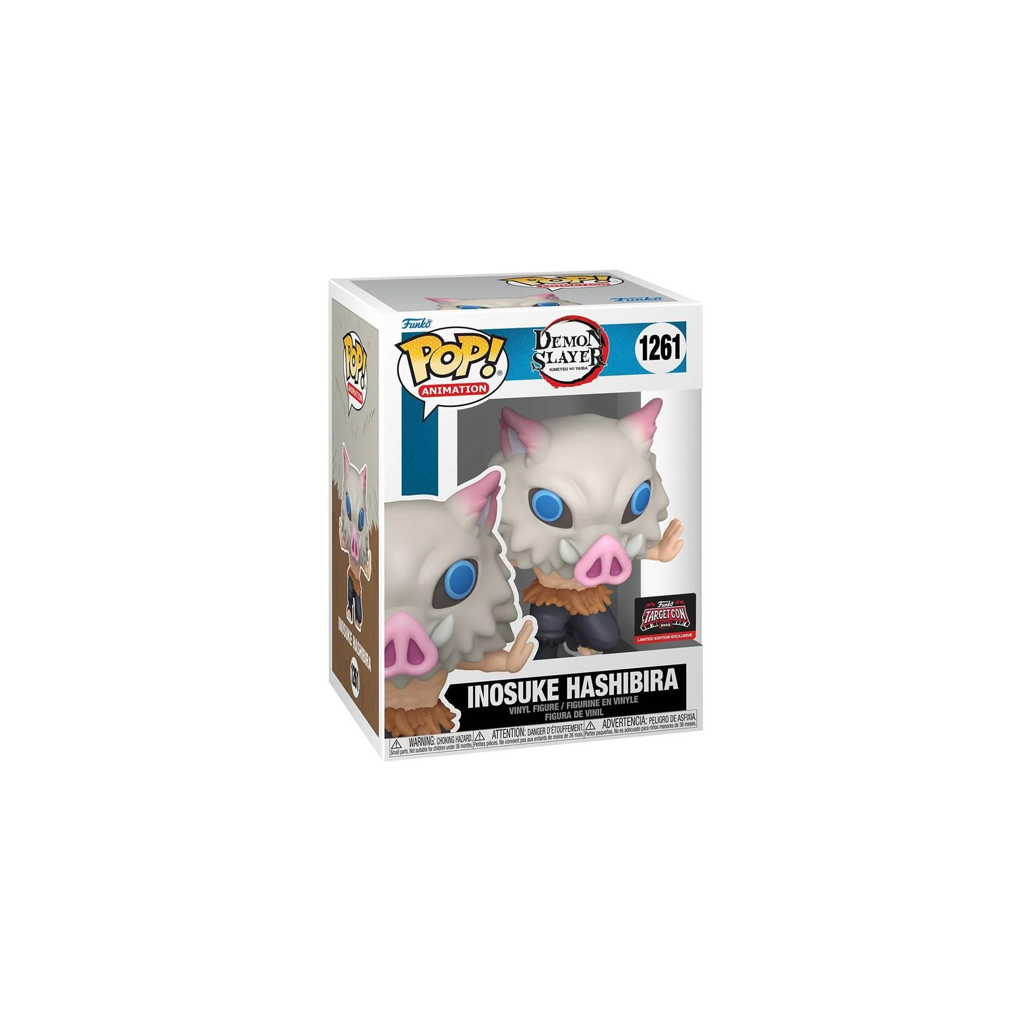 Funko Pop! Animation: Demon Slayer Kimetsu No Yaiba - Inosuke Hashibira Target CON 2023 Exclusive - Image 2