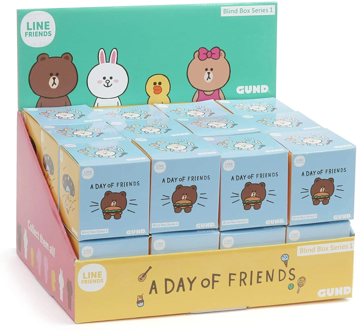 GUND LINE Friends Blind Box Series #1 Mystery Plush, 3" - Image 2