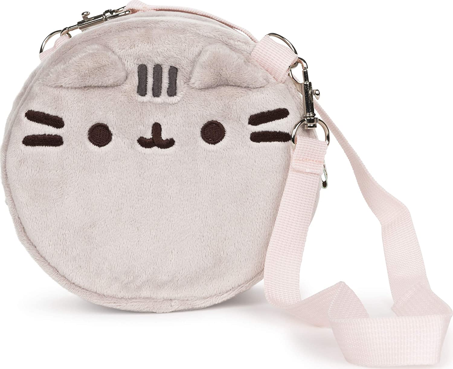 GUND Pusheen Crossbody Plush Purse with Zipper and Detachable Strap Bag - Image 3