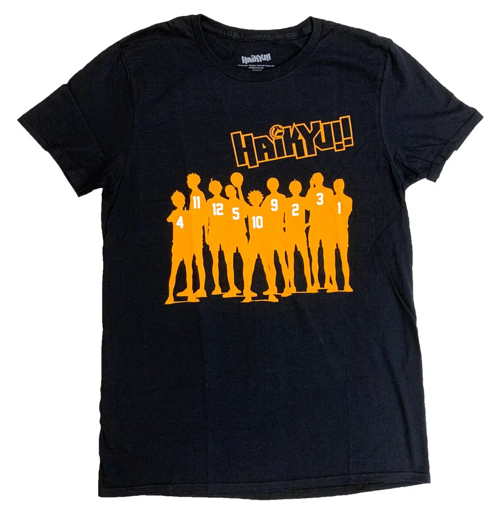 Haikyu!! Team Silhouette Anime Adult T-Shirt - Image 1