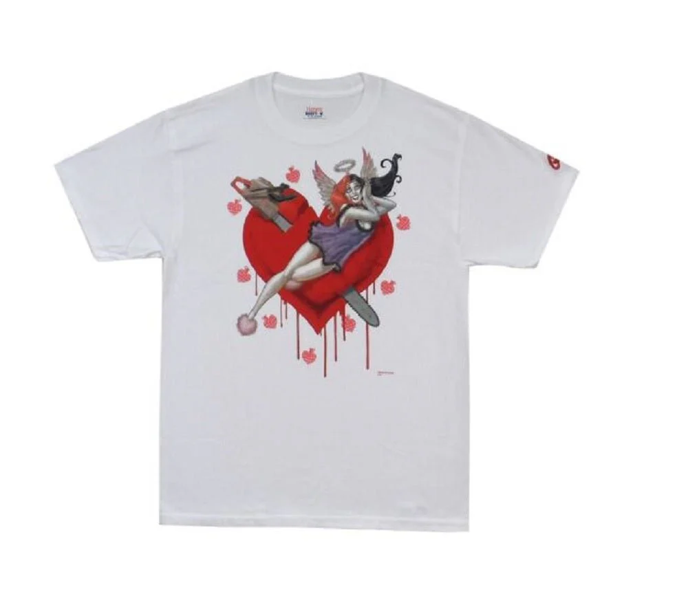 Harley Quinn Bombshell Heartbreak Batman DC Comics Adult T-Shirt - Image 1