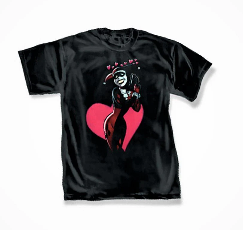 Harley Quinn Mad Love By Timm DC Comics Adult T-Shirt - Image 1