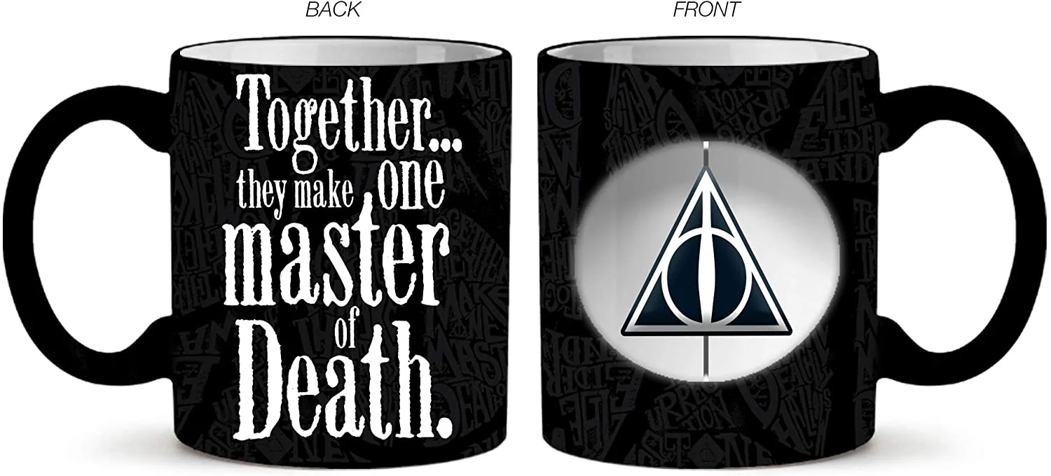 Harry Potter Master of Death 20oz Ceramic Mug with Spinner - Image 1