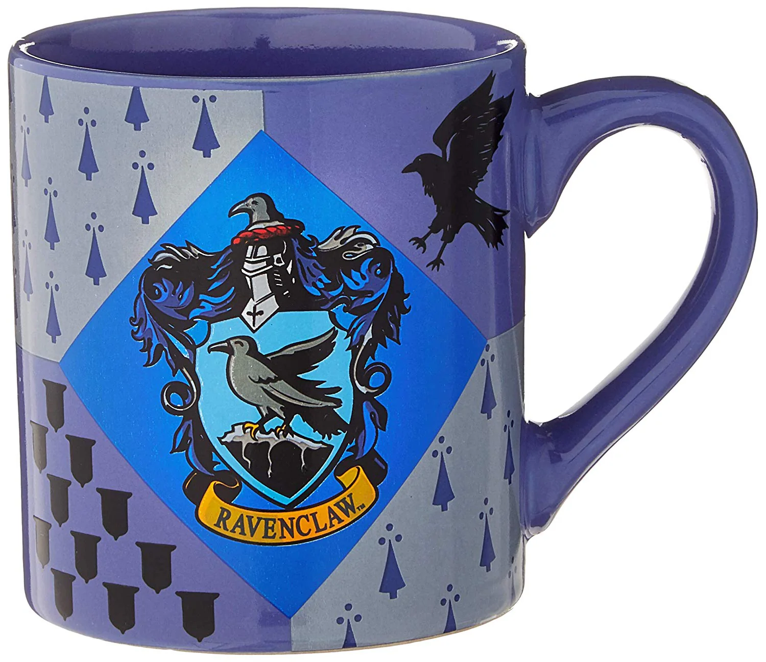 Harry Potter Ravenclaw House Crest Ceramic Mug 14-Ounces Silver Buffalo - Image 1